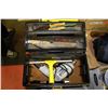 Image 1 : BLACK TOOLBOX WITH DURAMARK ELECTRIC DRILL & MORE