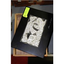 TOTEM SIGNED WOODEN KEEPSAKE BOX