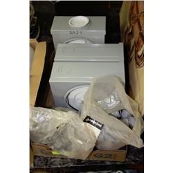 FLAT WITH ELECTRICAL CONNECTORS AND METER BOXES