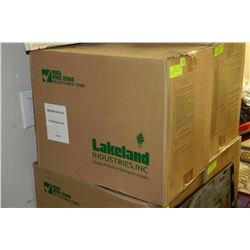 BOX OF WHITE DISPOSABLE 4XL COVERALLS