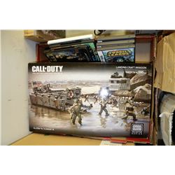 FLAT WITH CALL OF DUTY MEGA BLOKS SET,NINTENDO DS