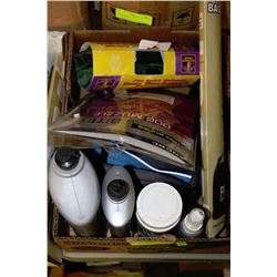 BOX OF BRAND NEW ASSORTED DOG/CAT CARE ITEMS