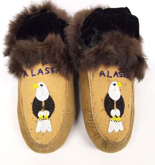eagles moccasin slippers