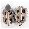 Image 3 : Zuni Carved Jet Frog and Turtle Fetish Cufflinks