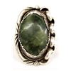 Image 1 : Navajo Old Pawn Sterling Turquoise Ring, Size 8.5