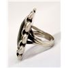 Image 2 : Navajo Old Pawn Sterling Turquoise Ring, Size 8.5
