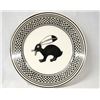 Image 1 : Ansazi-Traders Mimbres Rabbit Decorative Plate