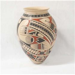 Mexican Mata Ortiz Polychrome Jar by Elisa Ortiz