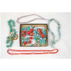 4 Strands of Beads Plus Loose Beads