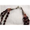 Image 2 : Carnelian, Garnet, and Agate 4 Strand Necklace