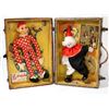 Image 2 : Tin Circus Suitcase with 3 Clowns Memorabilia