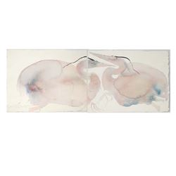 Original Carol Grigg Herons Watercolor Painting