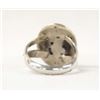 Image 3 : Native American Navajo Silver Turquoise Ring, 6.5