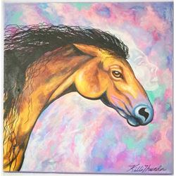 Original Acrylic Painting by Kathy Kills Thunder