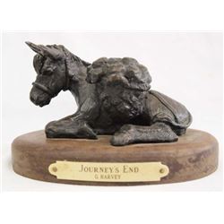 Bronze Donkey by Artist Gerald Harvey