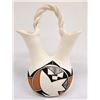 Image 1 : Acoma Traditional Wedding Pottery Vase by Sanchez
