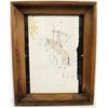 Image 1 : Native American Framed Ledger Art