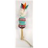 Image 1 : Native American Hopi Hand Painted Gourd Rattle