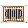 Image 1 : Native American Navajo Hand Woven Wool Textile Rug