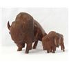 Image 1 : Carved Ironwood Buffaloes