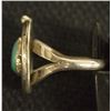 Image 2 : Navajo Sterling Silver Turquoise Ring, Size 8