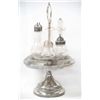 Image 1 : Antique Glass Condiment Tray, Complete Set