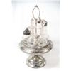 Image 3 : Antique Glass Condiment Tray, Complete Set