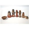 Image 2 : Mexican Tlaquepaque Pottery Nativity Scene, 7 pc.