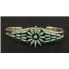 Image 1 : Zuni Sterling Needlepoint Turquoise Bracelet