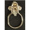 Image 2 : Zuni Sterling Inlay Sun God Key Ring by C C Booqua