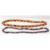 Image 2 : 2 Strands of Amber Trade Beads Plus Loose Beads