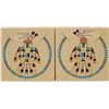 Image 1 : Pair of Native American Navajo Sand Paintings