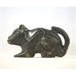 Carved Serpentine Rat