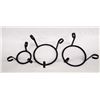 Image 2 : 3 Wrought Iron Footed Pot Stands