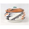 Image 2 : Native American Jemez Lidded Trinket Box, Tafoya