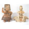Image 1 : Pair of Mexican Mayan Pottery Statues