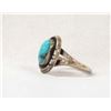 Image 2 : Native American Navajo Silver Turquoise Ring, 7.5
