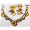 Image 1 : Lunch at the Ritz Whimsical Earrings and Anklet