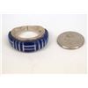 Image 1 : Ntive American Zuni SS Lapis Channel Inlay Ring