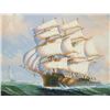 Image 2 : Original Clipper Ship Painting by Davis