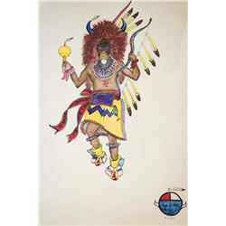 Original Native American Hopi Painting by R. Yava