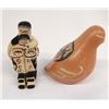 Image 1 : Zuni Pottery Bird by Povi and Jemez Storyteller