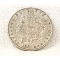 1881 Morgan Silver Dollar