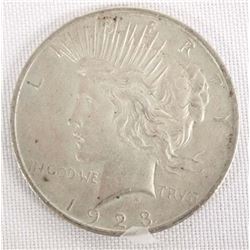 1923 Peace Silver Dollar