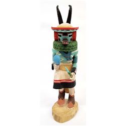 1992 Hopi Carved Antelope Kachina by Sakhomenewa
