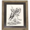 Image 1 : Large Framed Print War Chief by Bill O'Neill