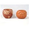 Image 1 : 2 Native American Santa Clara Pottery Jars