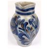 Image 1 : German Handarbeit Cobalt Blue Pottery Pitcher