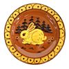 Image 1 : Greek Rabbit Pottery Plate