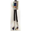 Image 1 : Fabulous Hopi Sterling Inlay Bolo Tie by C. Wolf